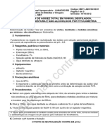 MET LABV-05-03 Determinacao de Acidez Total