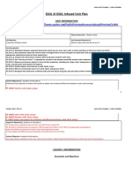 Esol 3 Unit Plan Modification