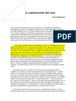 Pierre Malengreau - Nota Sobre La Construcción Del Caso