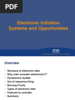 Electronic Initiation Systems and Opportunities