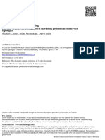 Journal of Services Marketing: Emerald Article: An Investigation of Marketing Problems Across Service Typologies