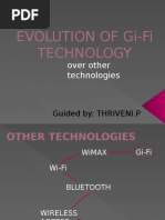 Evolution of Gi-Fi