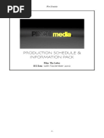 Production Schedule