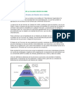 Sistema de Gestion de La Calidad Segun Iso 9000