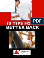 10 Tips For A Better Back