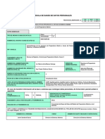 Cedula de Base de Datos Personales20150107