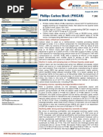 Phillips Carbon Black (PHICAR) : Growth Momentum To Sustain..