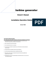 User Manual of Wind Generators