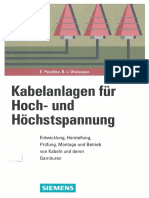 Kabelanlagen Der Hoch - Und Höchstspannung - Peschke, Olshausen - 1997