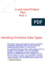 Streams and Input/Output Files