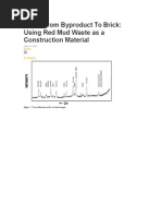 BCR - From Byproduct To Brick: Using Red Mud Waste As A Construction Material