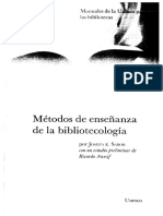 Métodos de Enseñanza de La Bibliotecologia Josefa E. Sabor