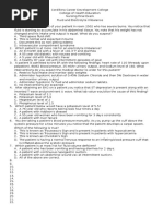 Fluid and Electrolyte Exam