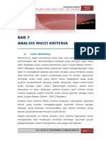 07 BAB 7-Analisis Multi Kriteria