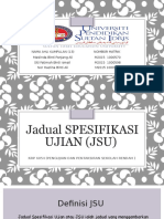 Jadual Spesifikasi Ujian 