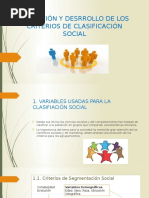 Evolución y Desarrollo de Los Criterios de Clasificación