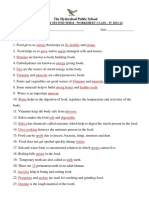 Class 4 Second Term NS Worksheet