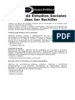 Temario de Estudios Sociales