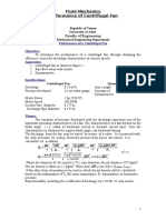 4 Performance of A Centrifugal Fan