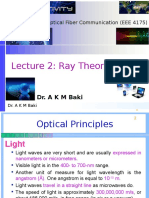 Lecture 2: Ray Theory - Part 1: Optical Fiber Communication (EEE 4175)