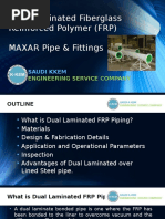 Dual Laminated Fiberglass Reinforced Polymer (FRP) - MACAR Pipe & Fittings - Presentation