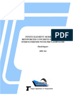 Finite Element Modeling of RC Structures Strengthened With FRP Laminates (2001) - Report PDF