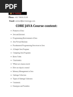 Online Core Java Training - Java Core Online Training in USA, Uk, Canada, Australia, Dubai, India