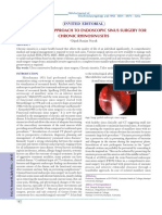 Editorial A Tailor Made Approach To Endoscopic Sinus Surgery For