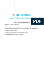 SolidWize CSWP Sample Exam 2 Segment 1