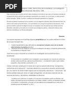 Carr y Kemmis. La Investigación en La Educación. Síntesis Del Libro