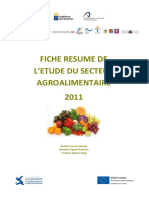 Fiche Resumee Agroalimentaire