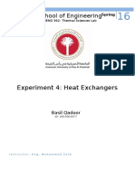 E5 - Heat Exchangers - Thermal Sciences Lab