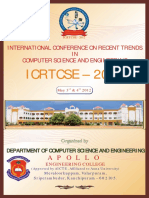 ICRTCSE - 2012: International Conference On Recent Trends IN Computer Science and Engineering