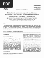 Schizophrenia, Symptomatology and Social Inference: Investigating "Theory of Mind" in People With Schizophrenia