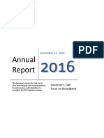 2016 Annual Report Minnesota's Governor's Task Force On Broadband