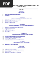 The Punjab Free and Compulsory Education Act 2014 (XXVI OF 2014)