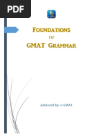 PDF For Foundations of GMAT Grammar