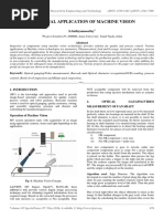 Industrial Application of Machine Vision: S.Sathiyamoorthy