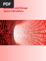 Bandwidth and Storage Space Calculation