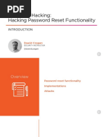 1 Web App Hacking Password Reset Functionality m1 Slides