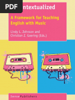 Recontextualized. A Framewoek For Teaching English With Music