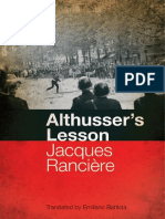 Althusser's Lesson - Jacques Ranciere PDF