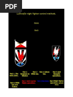 Luftwaffe Night Fighter Control Methods
