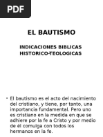 Teologia Biblica Del Bautismo