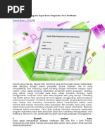 Cara Membuat Program Input Data Penjualan Java NetBeans