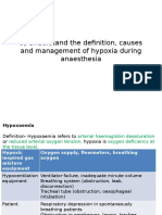 9) Understand The Definition, Causes and Management of Hypoxia During Anaesthesia