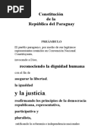 Constitución Del Paraguay PJ