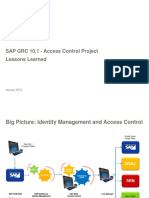 2015 - Jan Meeting - SAP GRC Access Control Framework - Sangram Dash