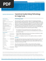 Operational Quality Rating Methodology For Hedge Funds