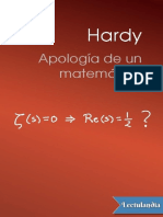 Apologia de Un Matematico